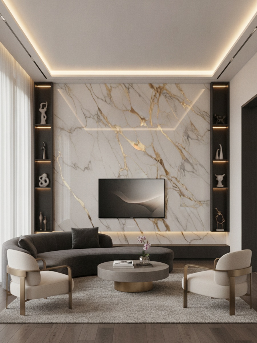 CARRARE D'OR - Rendu intérieur