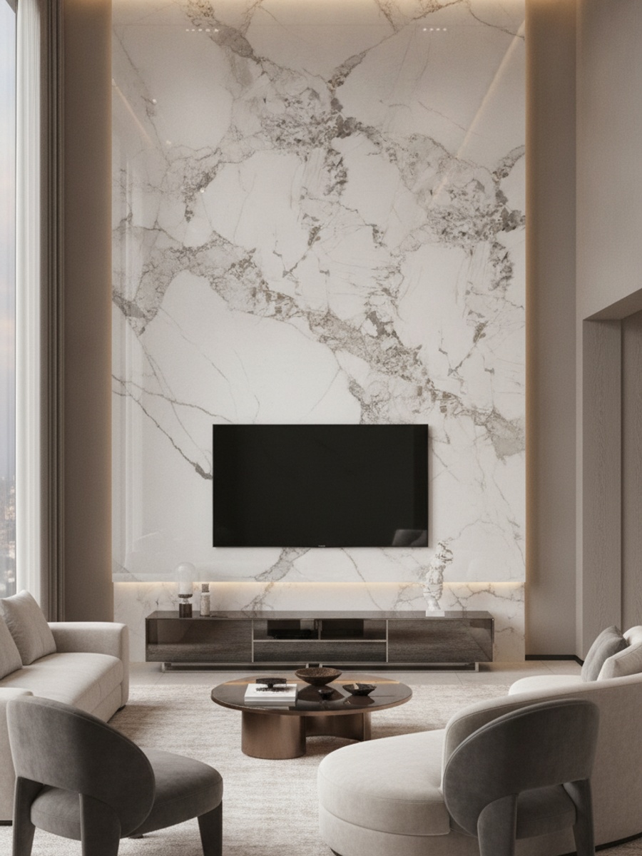 Calacatta Sculptural - Rendu pièce